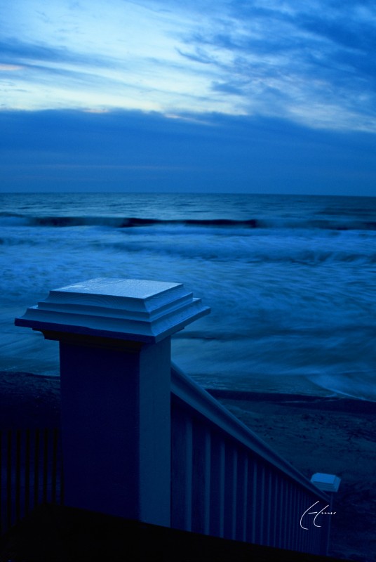 Stair Steam Blue